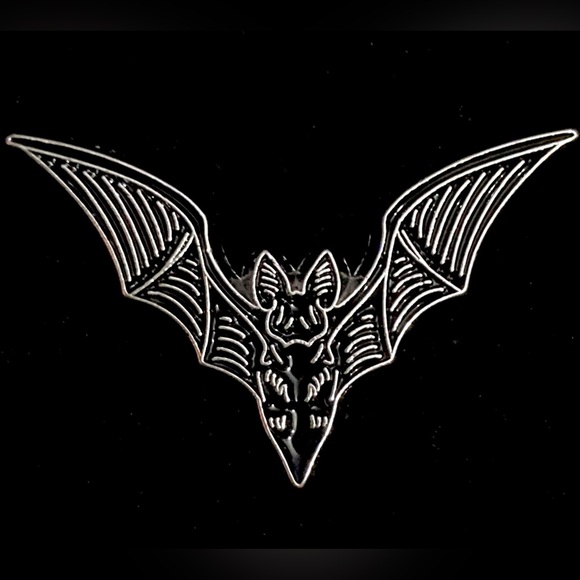 Halloween Bat Lapel Pin - Picture 1 of 4